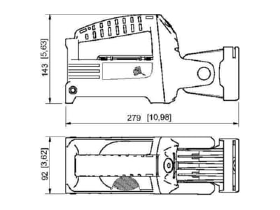 Mazeichnung Stahl 6148 1111 111 Handscheinwerfer mit Ladesessel