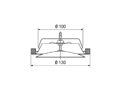 Dimensional drawing Maico TFZ 10 Ventilation valve