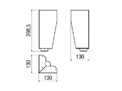 Dimensional drawing Maico WS MF 320 470 Accessory for ventilator