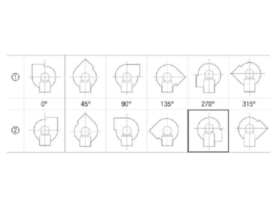 Dimensional drawing 2 Maico GRK R 28 4 D Ex Ex proof ventilator