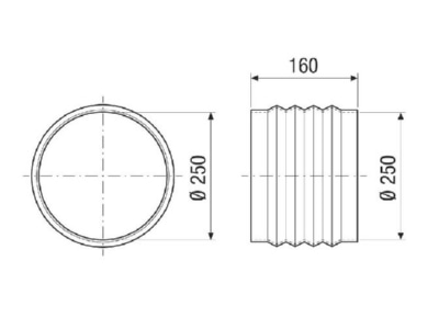 Dimensional drawing Maico STKI 31 Accessory for ventilator