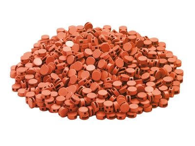 Produktbild 1 Cimco 14 0742  VE1000  Kunststoffplomben 10mm orange 14 0742 VE1000