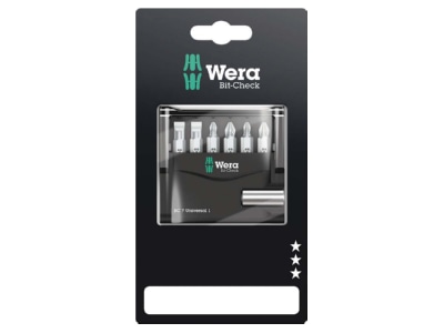Produktbild Wera 073406 Standard Bits Mini Check