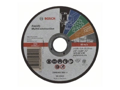 Product image Bosch Power Tools 2 608 602 385 Slit disc 125mm
