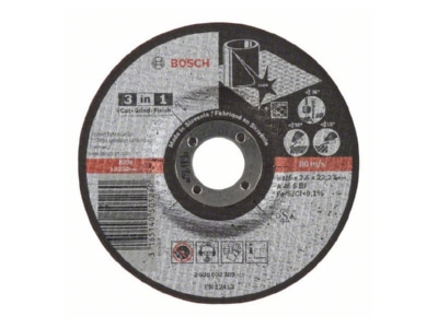Produktbild Bosch Power Tools 2 608 602 389 3 in 1 Scheibe 125 x 2 5mm