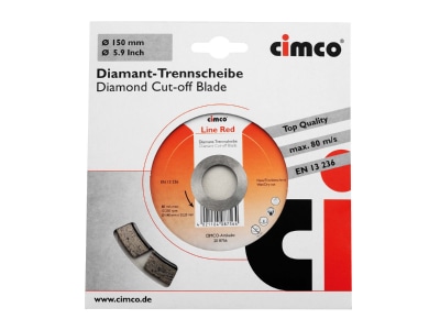 Produktbild 2 Cimco 20 8756 Diamanttrennscheibe D 140mm
