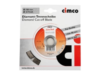 Produktbild 1 Cimco 20 8756 Diamanttrennscheibe D 140mm