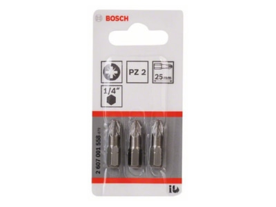 Produktbild 2 Bosch Power Tools 2 607 001 558  VE3  Kreuzschlitz Bit PZ Gr 2 XH 25mm 2 607 001 558  Inhalt  3 