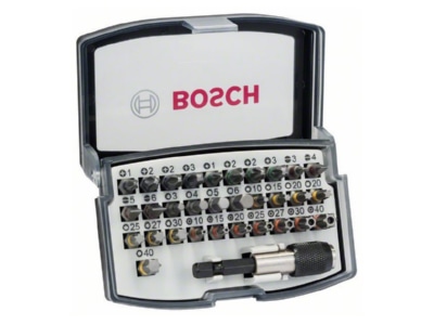 Product image 2 Bosch Power Tools 2 607 017 319 Bit set 32 pieces
