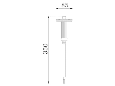 Dimensional drawing 2 OBO E MSH 10x40 Nail driver 10mm