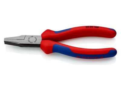 Produktbild 1 Knipex 20 02 160 SB Flachzange schwarz  160mm