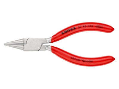 Product image detailed view 1 Knipex 37 43 125 Round nose plier 125mm
