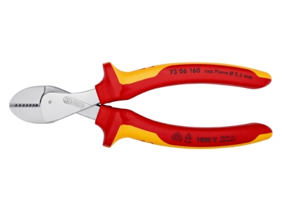 Product image detailed view 1 Knipex 73 06 160 Diagonal cutting plier 160mm
