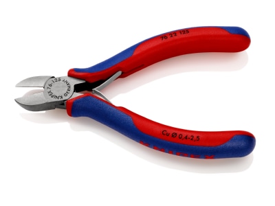 Product image detailed view 1 Knipex 76 22 125 Diagonal cutting plier 125mm
