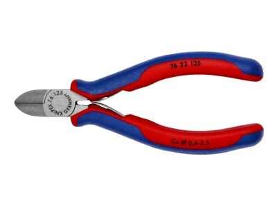 Product image detailed view 2 Knipex 76 22 125 Diagonal cutting plier 125mm