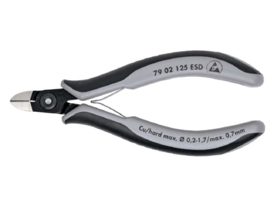 Product image 1 Knipex 79 02 125 ESD Diagonal cutting plier 125mm
