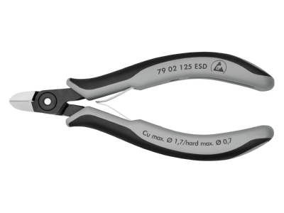Product image 2 Knipex 79 02 125 ESD Diagonal cutting plier 125mm
