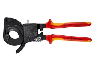Product image detailed view 1 Knipex 95 36 250 Ratchet model mechanical shears 32mm
