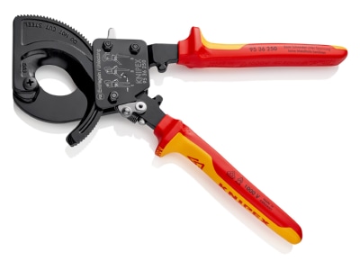 Product image detailed view 2 Knipex 95 36 250 Ratchet model mechanical shears 32mm