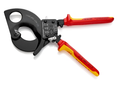 Product image detailed view 2 Knipex 95 36 280 Ratchet model mechanical shears 52mm