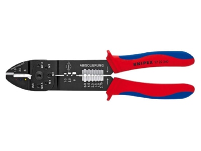 Product image 2 Knipex 97 22 240 SB Mechanical crimp tool 0 75   6mm 
