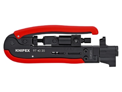 Produktbild 4 Knipex 97 40 20 SB Kompressionswerkzeug f Koax Stecker 175mm