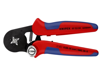 Produktbild 1 Knipex 97 53 04 Crimpzange f Aderendh  180mm