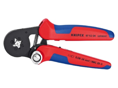 Produktbild 2 Knipex 97 53 04 Crimpzange f Aderendh  180mm