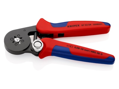 Produktbild 3 Knipex 97 53 04 Crimpzange f Aderendh  180mm