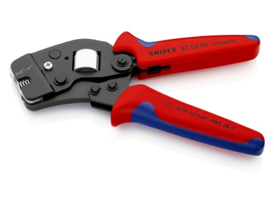 Detailed view 1 Knipex 97 53 08 Hand crimp tool 0 08   10mm 
