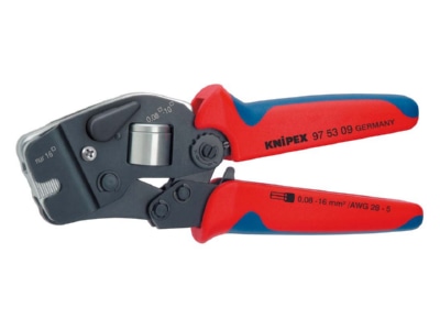 Produktbild 1 Knipex 97 53 09 Crimpzange f Aderendh  190mm