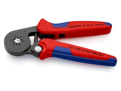 Produktbild 3 Knipex 97 53 14 SB Crimpzange f Aderendh  180mm