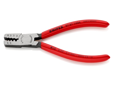 Detailed view 2 Knipex 97 61 145 A Hand crimp tool 0 25   2 5mm 