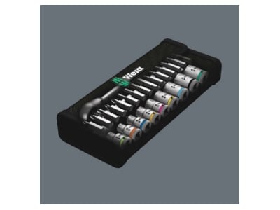 Detailed view 9 Wera 004017 Socket set 9 pieces