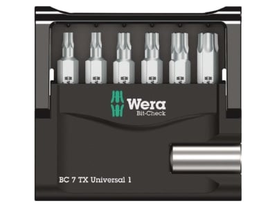 Detailed view 4 Wera 073404 Bit set 6 pieces