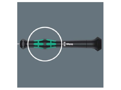 Detailed view 6 Wera 118006 Screwdriver for slot head screws 2mm
