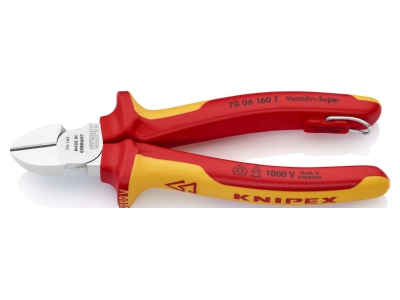Product image 1 Knipex 70 06 160 T Diagonal cutting plier 160mm
