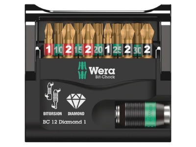 Detailed view 5 Wera 05057421001 Bit set 11 pieces
