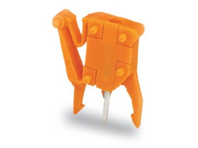 Produktbild WAGO 249 115 Pruefadapter 1 polig orange