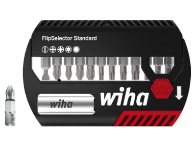 Produktbild Wiha SB7947999 Bit Set FlipSelector 25mm gemischt 13 tlg  1 4