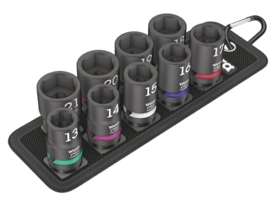 Product image 1 Wera 004580 Socket spanner set 9 pieces
