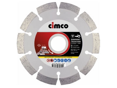 Produktbild 1 Cimco 206814  VE3  Diamant Trennscheiben 3x 115mm 206814  Inhalt  3 