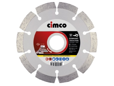 Product image 1 Cimco 206816  VE3  Cutting disc set 206816  quantity  3 
