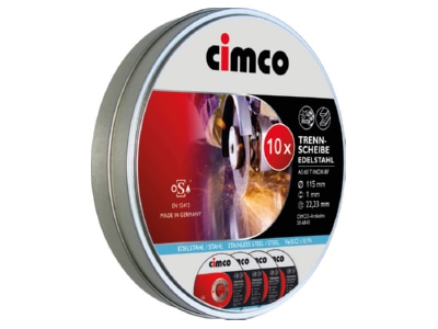Product image 2 Cimco 206840  VE10  Cutting disc set 206840  quantity  10 