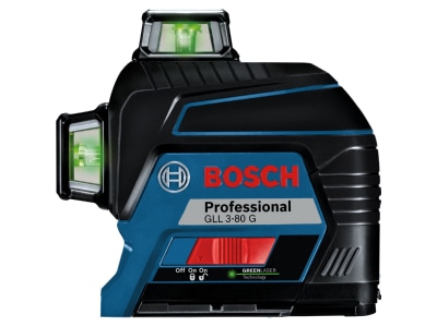 Produktbild Detailansicht 1 Bosch Power Tools GLL 3 80 G Prof  Linienlaser gruen Stofftasche Koffer