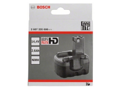 Product image 1 Bosch Power Tools 2607335686 Battery for electric tools 14 4V 2 6Ah
