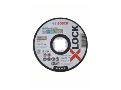 Product image 2 Bosch 2608619268 Cutting disc X LOCK 115x1 0mm Rap Multi ger 
