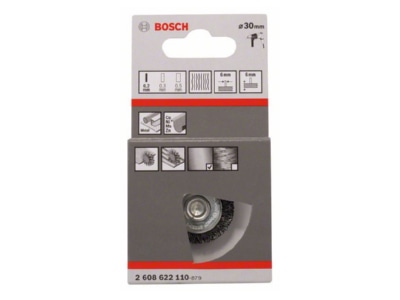 Product image 1 Bosch Power Tools 2608622110 Rotating steel brush 30mm
