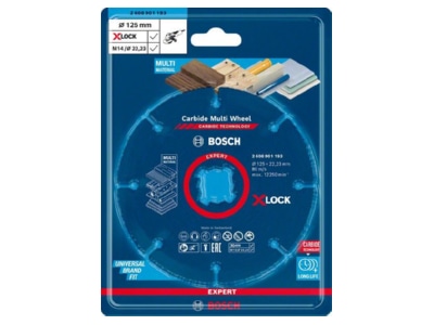Product image 4 Bosch Power Tools 2608901193 Cutting disc 125mm