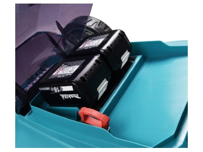 Detailed view 2 Makita DLM480Z Mower  battery 
